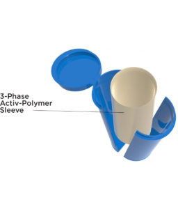 Activ-Vial with 3-Phase ActivPolymer Sleeve